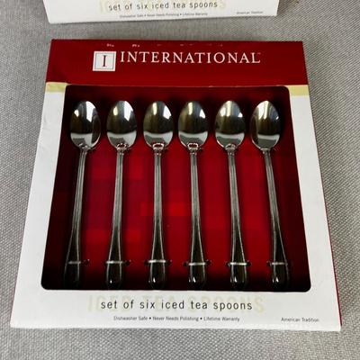 International 2 sets of 6 TEA Spoons 