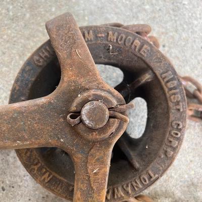 Vintage 1/2 Ton Direct Differential Chain Hoist - Chisholm Moore