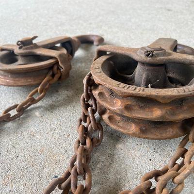 Vintage 1/2 Ton Direct Differential Chain Hoist - Chisholm Moore