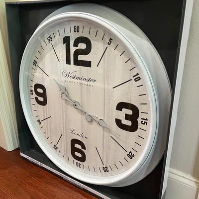 WESTMINSTER 30â€ Wall Clock