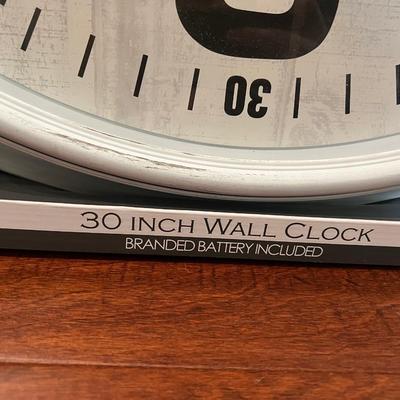 WESTMINSTER 30â€ Wall Clock