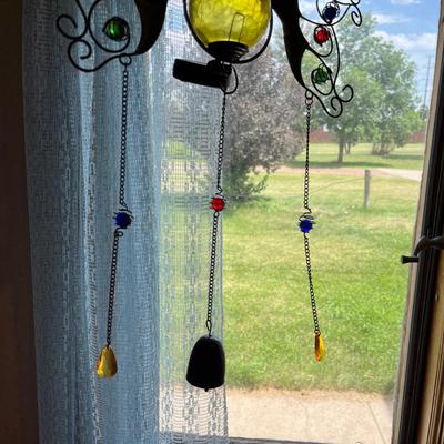 Vintage butterfly wind chime