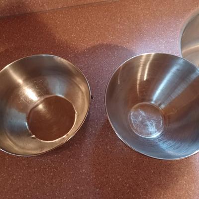Vintage  Stainless Steel Mixing Bowls
