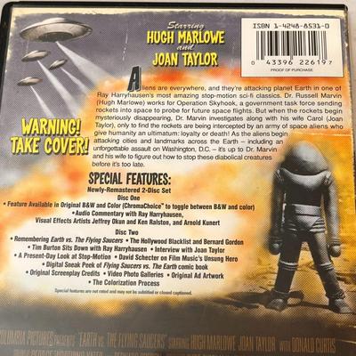 1956 â€œEARTH vs. THE FLYING SAUCERSâ€ MOVIE 2 DVD SET