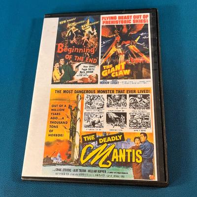 HORROR MOVIE TRIO FROM 1957 ON DVD: DEADLY MANTIS, GIANT CLAW, ETC.