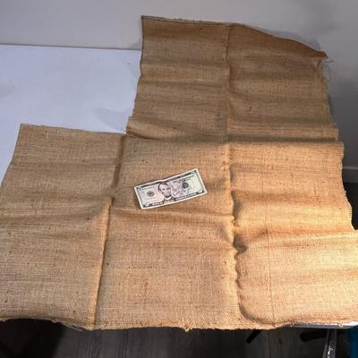 Â½+YARD BURLAP GREAT FOR SCARECROW OR ? COSTUME   