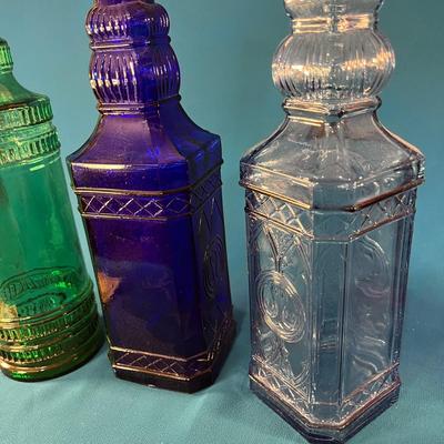 HAUNTED HOUSE MYSTERIOUS POTION BOTTLES SET OF 3 