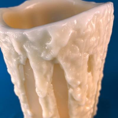 BIG DRIPPY FLICKERING LIGHT UP CANDLE BATTERY OPERATED WORKS!