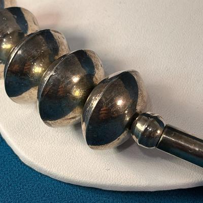 AWESOME CHUNKY INDUSTRIAL STYLE SILVER TONE NECKLACE