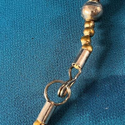 AWESOME CHUNKY INDUSTRIAL STYLE SILVER TONE NECKLACE