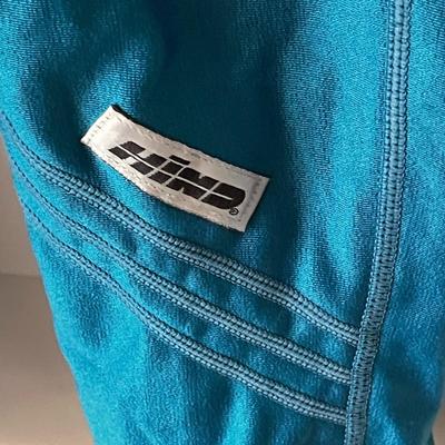 80â€™s BRIGHT TURQUOISE WORK-OUT PANTS LEGGINGS â€œLETâ€™S GET PHYSICAL!â€