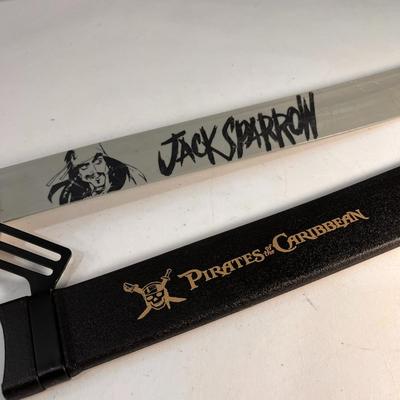 DISNEYâ€™S JACK SPARROW PIRATE PLASTIC SWORD WITH SHEATH 