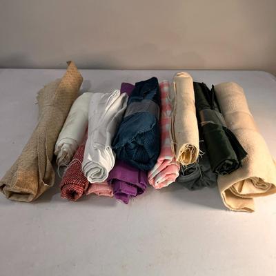 ASSORTED FABRIC REMNANTS PERFECT FOR COSTUME MAKING