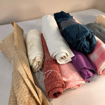 ASSORTED FABRIC REMNANTS PERFECT FOR COSTUME MAKING