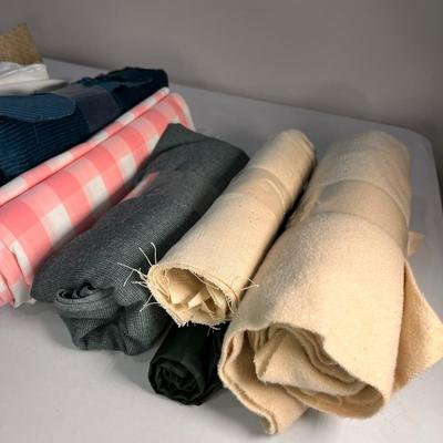 ASSORTED FABRIC REMNANTS PERFECT FOR COSTUME MAKING