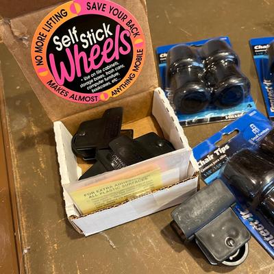 Furniture wheels & chair leg guards