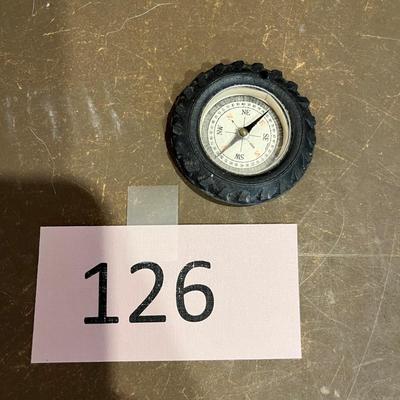 Vintage advertising compass