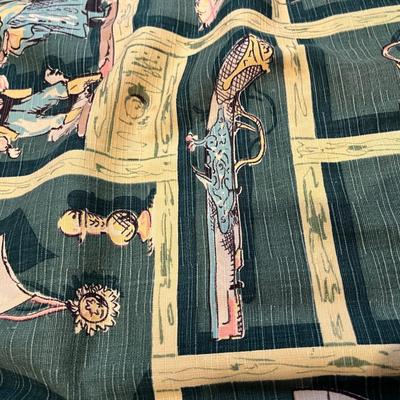 MCM Barkcloth drapes