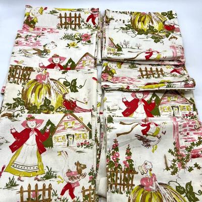 8 Vintage Nursery Rhymes Humpty Dumpty Valances. *Read Details