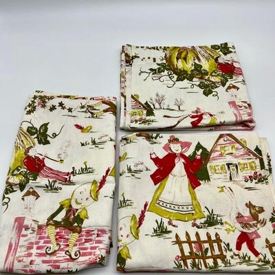8 Vintage Nursery Rhymes Humpty Dumpty Valances. *Read Details