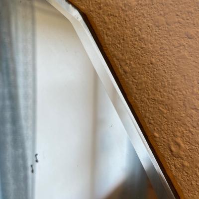 Vintage beveled mirror