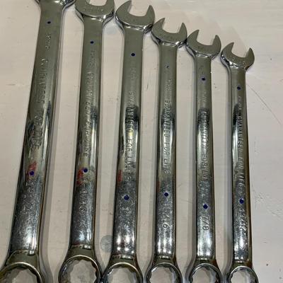 Set of Six LARGE Mechanic's Wrenches