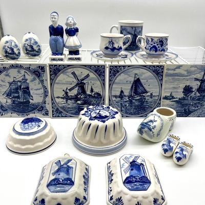 HOLLAND Blue Delft Lot