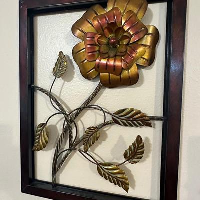 Metal Flower Wall Art