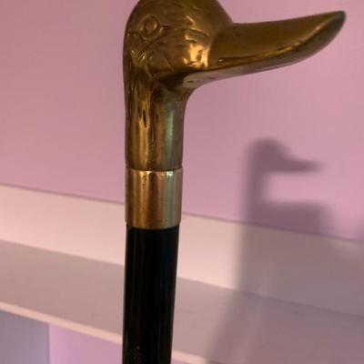 Brass Duck Head Cane