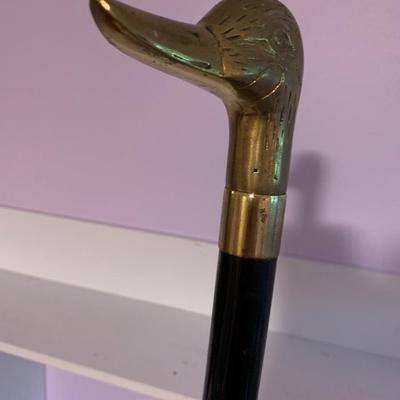 Brass Duck Head Cane