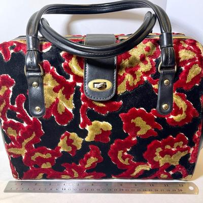 Vintage carpet bag purse