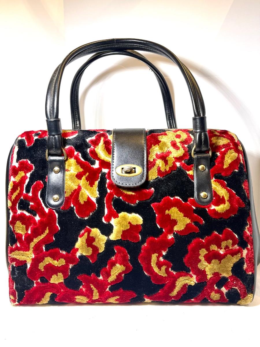 Vintage carpet bag purse hotsell