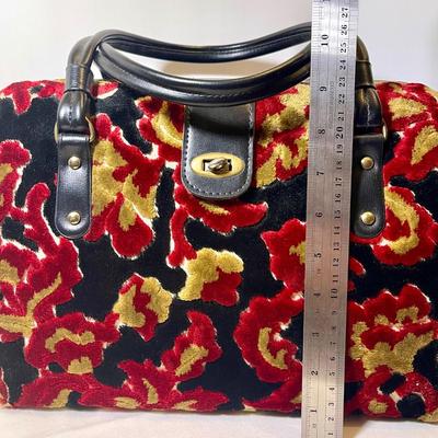 Vintage carpet bag purse