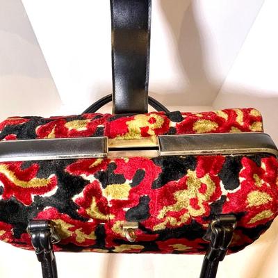Vintage carpet bag purse