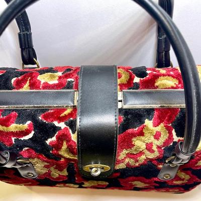 Vintage carpet bag purse