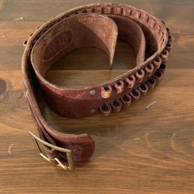 Arrows and Leather Bullet Belt