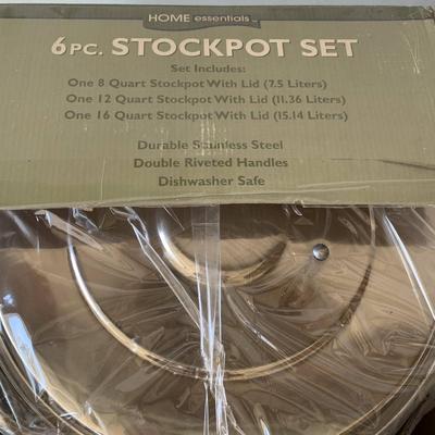 6 Piece Stockpot Set
