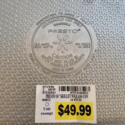Presto Electric Skillet