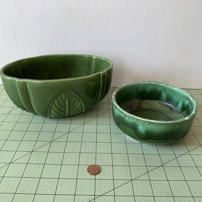 Green Ceramic Bowls