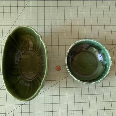 Green Ceramic Bowls
