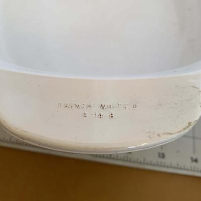 Casserole Dish - French White