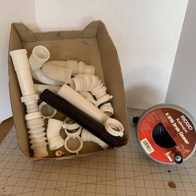 PVC Pipes and Drain Cleaner