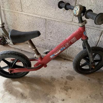 Razor Scooter and Kids Two-Wheel Training Bike
