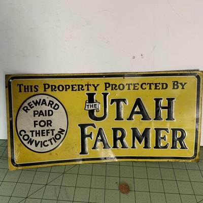 Utah Farmer Sign