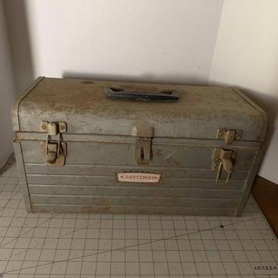 Craftsman Metal Toolbox with Tools