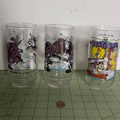 Raisin & Flintstones Glasses
