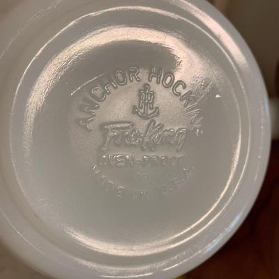 Milk Glass Ice Cream Glass Bowls