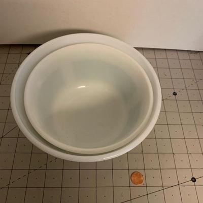 Green & White Bowls