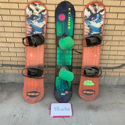 Kids Plastic Snowboards