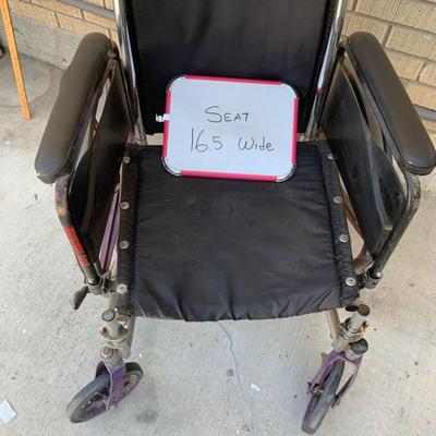 Purple Wheel Wheelchair